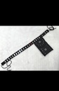 Mirror work waist belt with attached mobile pocket