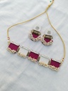 Wedding bells Choker set with earings 