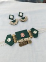 Choker necklace with Earing