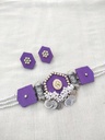 Choker necklace with Earing