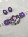 Choker necklace with Earing