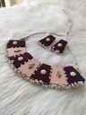 Choker necklace with Earing