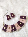 Choker necklace with Earing