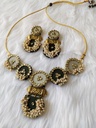 Choker necklace with Earing for wedding 