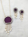  Beautiful handmade Fabric necklace