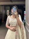 White Exquisitely Embroidered Lehenga Choli