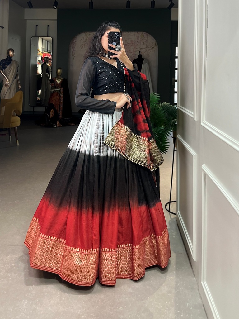 Chanderi Lehenga Choli