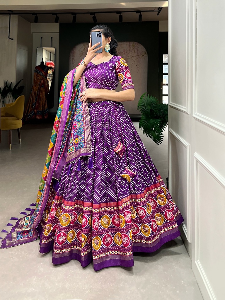 Bandhej Patola Lehenga Choli
