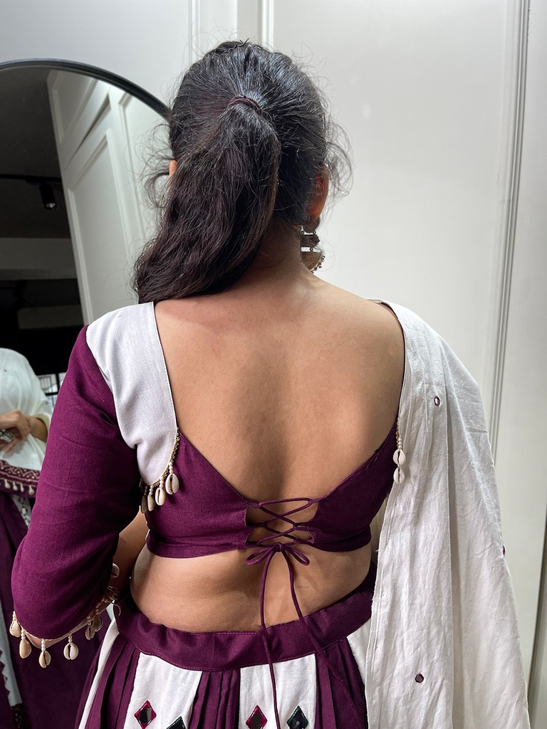 Bandhani Touchup Cotton Lehenga 