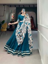 Vichitra silk lehenga choli