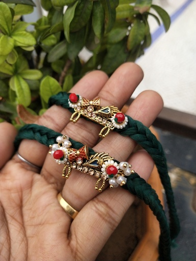 Bhaiya Bhabhi Personalized Macrame Rakhi
