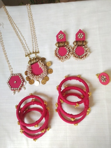Longset with earings & Bangles, Also available full combo Totally customer choice