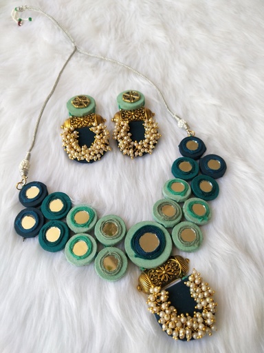 Choker necklace with Earing for wedding