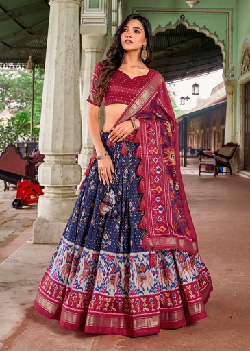 Patola Print Lehenga Choli