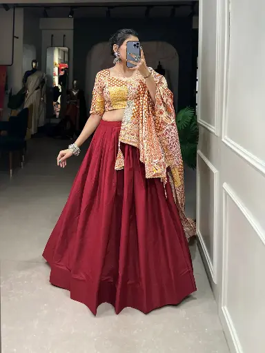 Pure Cotton Lehenga Choli
